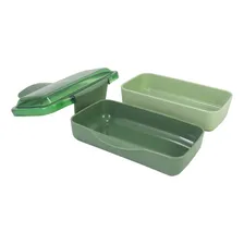 Pote Marmita 2 Andares Fitness Esquenta Congela 950ml Cor Verde Foto mini 3