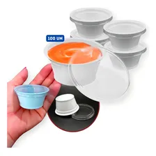 Pote Molho Shoyu Molheira Delivery 30ml C/ Tampa - 100 Un Foto mini 1