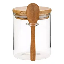 Pote para alimentos POTE HERMETICO Vidro Hermético Bambu Foto mini 1