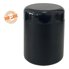 Pote Plástico 100ml C/ Tampa Rosca (50 Unidades) Cor Preto Foto mini 2