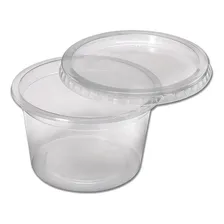 Pote Plastico Descartavel Redondo C/tampa 250ml C/50 Ultra Foto mini 2