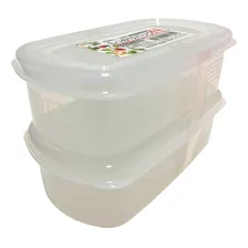 Pote Plastico Nakaya K169 C/ 2 Unidades De 300ml Cada Japão Cor Transparente Foto mini 1