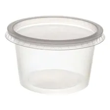 Pote Plástico Redondo Com Tampa 380ml Copozan C/500 (1cx Foto mini 2