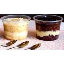Pote Plástico Redondo Com Tampa Bolo De Pote 1000ml C/192 Cor Água Foto mini 4