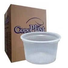 Pote Plástico Sem Tampa P/ Sorvete 200ml Copoplast C/1000 Foto mini 1