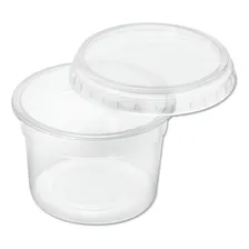 Pote Redondo 250ml Freezer E Microondas C/ 24 Unidades Foto mini 1