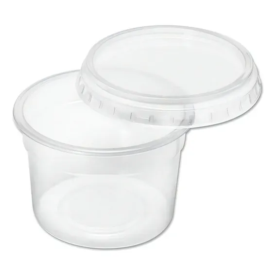Pote Redondo 250ml Freezer E Microondas C/ 24 Unidades Foto 1