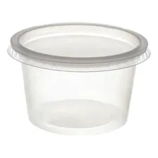 Pote Redondo C/ Tampa Bolo De Pote 500ml C/350 (1cx) Cor Água Foto mini 2