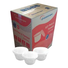Pote Redondo Com Tampa Freezer Microondas Cx C/150un 1000ml Foto mini 4