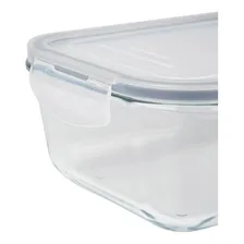 Pote Refratário 1.7l Retangular Em Vidro Com Tampa Glass Mor Foto mini  2