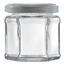 Pote Sextavado 150ml Vidro Wheaton Foto  mini 1