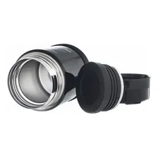 Pote Térmico P/ Alimentos E Bebidas Aço Inox - Liquidsafe Cor Preto Foto  mini 1
