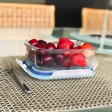 Pote Vidro Hermético C/trava Marmita Borossilicato 330ml Foto mini 3