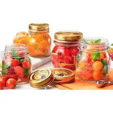 Pote Vidro Italiano Quattro Stagioni 250ml P/ Geléias Doces Foto mini 3