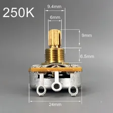 Potenciômetro Cts 250k Logarítmico - Vintage Fender / Usa Foto mini 4