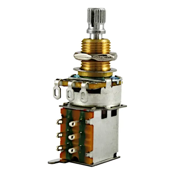 Potenciômetro Allparts Ep-0296-000 500k Ohms Push Push Audio Foto 1