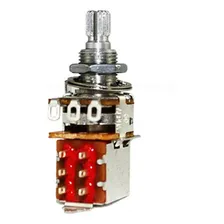 Potenciômetro Alpha 500k Ohms Linear Push Pull Cônico Foto  mini 1