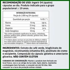 Potes Café Verde + Cromo + Magnésio 60 Cápsulas 500mg Foto mini  3
