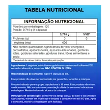 Power Arginine 600 mg - 120 Cáps. Arginina - Growth Foto mini  2