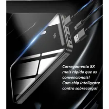 Power Bank 20000mah Carregador Portátil Super Rápido Carregador De Indução Carregador De Celular Portatil Com 4 Portas De Carregamento De Entrada/saÃda Powerbank Turbo Power Bank Carregador Portátil Foto mini 2