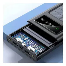 Power Bank Carregador Solar Portátil 10000mah P130k Awei Cor Preto Foto mini  3