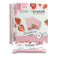 Power Crunch Bar Strawberry Creme 12 Bars/40g Foto mini 2