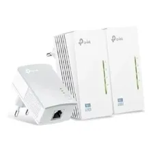 Powerline Extender Triplo Kit Tl Wpa4220 Tkit Av600 Tp-link Cor Branco Foto mini 2