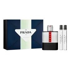 Prada Kit Luna Rossa Carbon (edt100ml+2ts10ml) Foto  mini 1