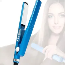 Prancha Chapinha Azul Nano Titanium Alisa Cabelo Bivolt 110/220v Tecnologia Placa Nano Titanium Liso Perfeito Em Menos Tempo Alisamento Ultra Rápido Foto mini  2