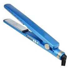 Prancha Chapinha Azul Nano Titanium Alisa Cabelo Bivolt 110/220v Tecnologia Placa Nano Titanium Liso Perfeito Em Menos Tempo Alisamento Ultra Rápido Foto mini 4