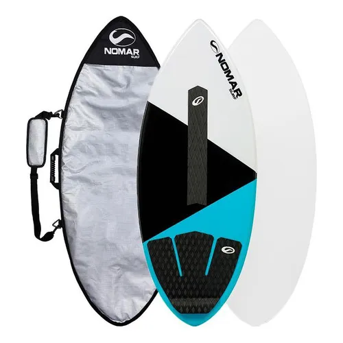 Prancha De Skimboard Profissional 1,32 Tricolor + Capa Foto 1