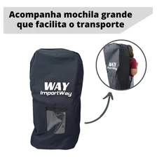 Prancha Inflável Importway Stand Up Cinza Completo Praia Foto mini 4