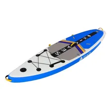 Prancha Stand Up Inflável De Alta Performance Barcos Lanchas Iates Prancha Surf Stand Inflável Seavix Cor Azul Ideal Para Águas Calmas Mar Praias Rios Diversão E Qualidade Material Seguro E Resistente Foto mini 3