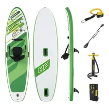 Prancha Standup Inflável Freesoul Leash Assento Remo Bestway Cor Verde Foto mini 4