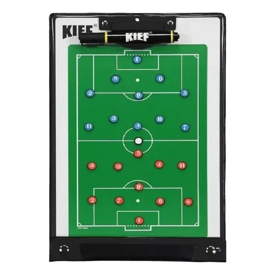 Prancheta Tática Kief Magnética Futebol Campo Foto 1