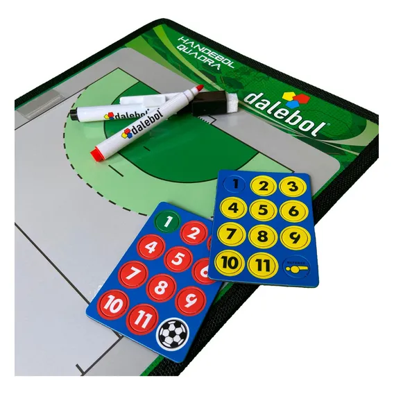 Prancheta Tática Magnética Dalebol Jogos Esportes Imã Caneta Cor 01 Prancheta Tática Handebol Foto 1