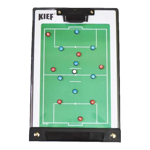 Prancheta Tática Magnética Futebol Society Kief Imã Caneta Cor Verde Foto 1