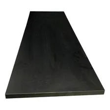 Prateleira 1 Metro Por 25cm Em Mdf Preto Com Suporte Fixação Foto mini 2