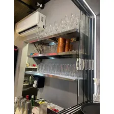 Prateleira AƩrea 1,44mt 100% AƧo Inox Foto mini 4