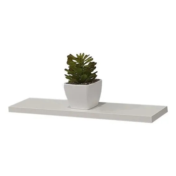 Prateleira Branca 40 X 10cm Com Suporte Invisível Foto 1