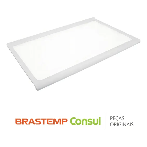 Prateleira Central Vidro Geladeira Brastemp Consul Brm50nb Foto 1