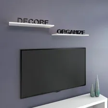 Prateleira Com Fixação Invisível Decoração Sala Quarto Foto mini  3
