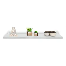 Prateleira De Parede Organizadora Madeira Mdf Branco 60 X 15 Foto mini 1