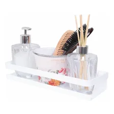 Prateleira De UtensÃlios Tempero Cozinha Branco Brilho 60cm Foto mini 3
