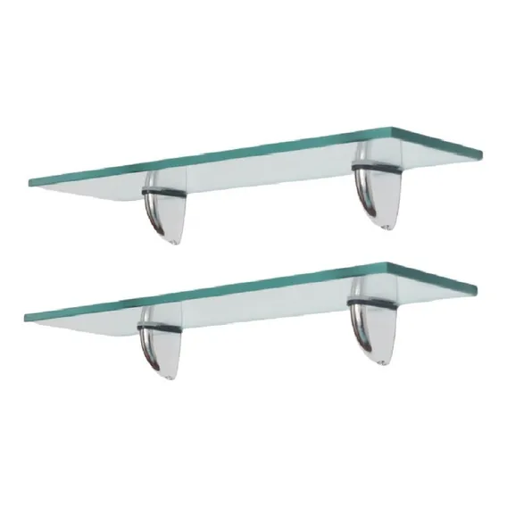 Prateleira De Vidro 50 X 20 Bico Tucano Kit 2 Pçs Foto 1