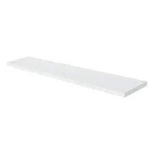 Prateleira Estante Branco Mdf 10x60 Cm Suporte InvisÃvel Foto mini 1