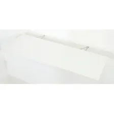 Prateleira Estante Branco Mdf 10x60 Cm Suporte InvisÃvel Foto mini 3