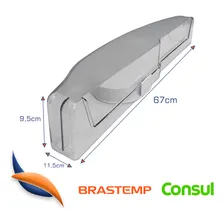 Prateleira Garrafas Porta Geladeira Brastemp Bre80a Inverse Foto mini 3