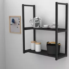 Prateleira Industrial Preto 02 Prateleira 60x20 - Brasforma Foto mini 2