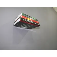 Prateleira Invisivel Livros Pequena Branca 10x16cm Cor Branco Foto mini  2